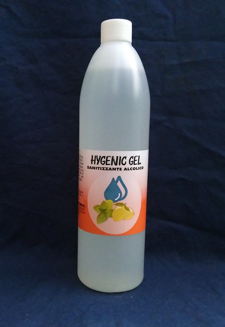 Ricarica di Gel igienizzante ecologico mani a base alcol 0,5 lt.