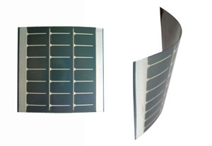 Cella solare flessibile 3.6V - 50mA - 74x75mm. PowerFilm MPT3.6-75